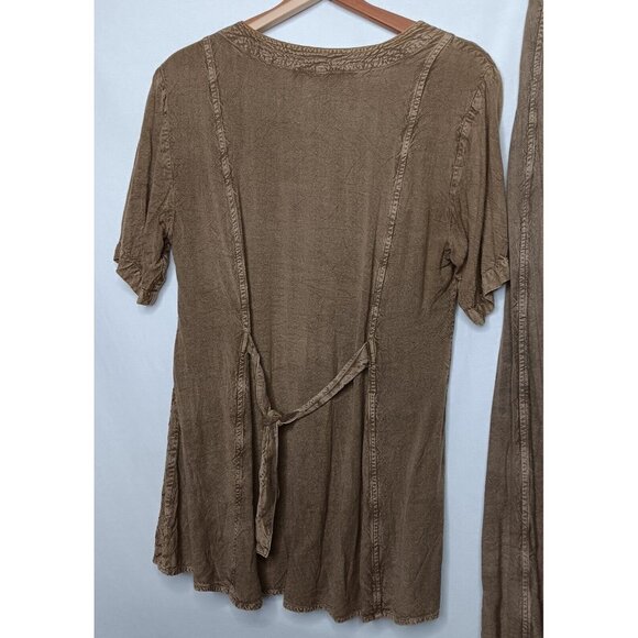 Speed Limit Medium Skirt And Shirt Outfit 2 Peice Set Hippie Embroiderd Indian - Picture 7 of 13